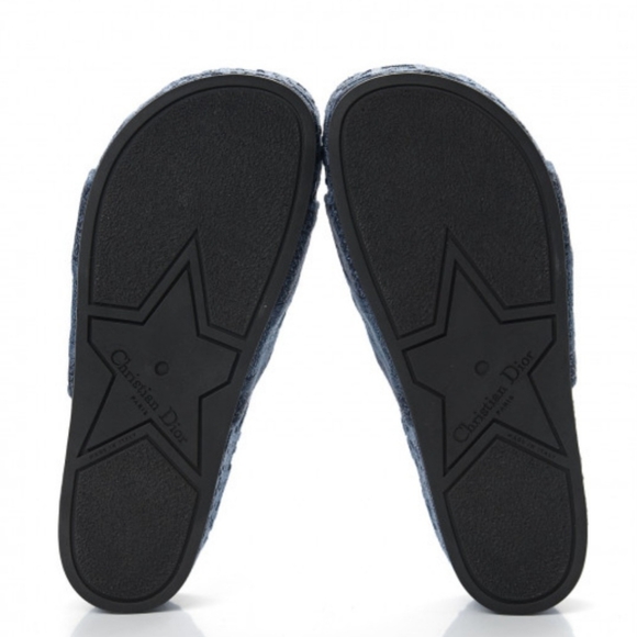 Christian Dior  Denim Platform Sandal Made in Italy Size 41 US Size 10 Like New - Picture 6 of 12